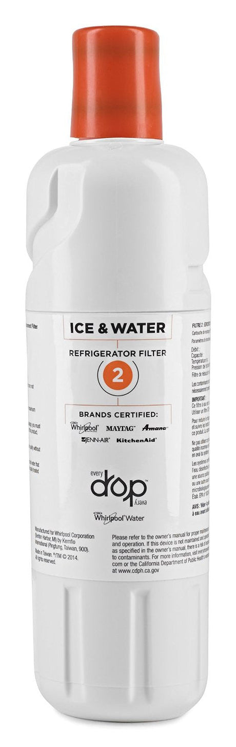 EveryDrop by Whirlpool (FILTER 2) - Ice & Water Refrigerator Filter - (EDR2RXD1)