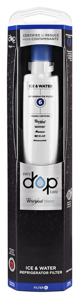 EveryDrop by Whirlpool (FILTER 6) - Ice & Water Refrigerator Filter  - (EDR6D1)
