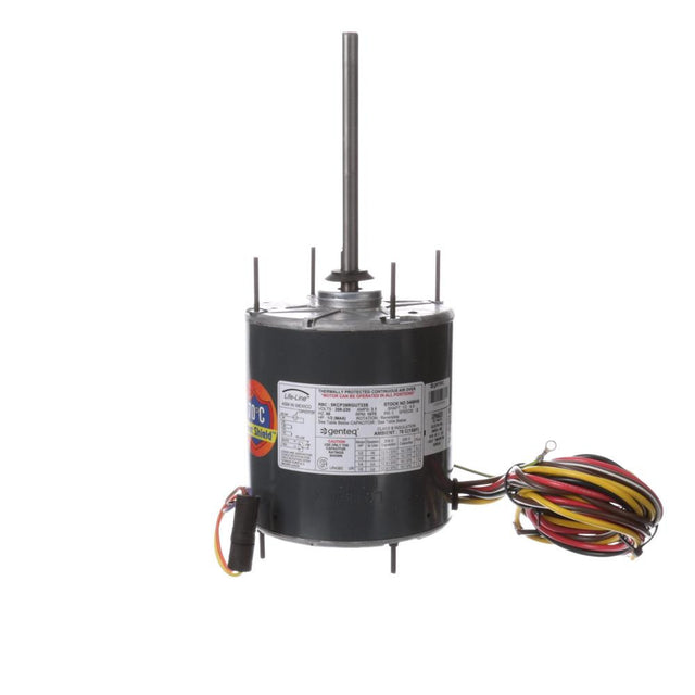 G3468HS (Genteq) | Condenser Fan Motor | 0.5 HP | 1 Phase | TEAO | 1075 RPM | 208-230 Volts