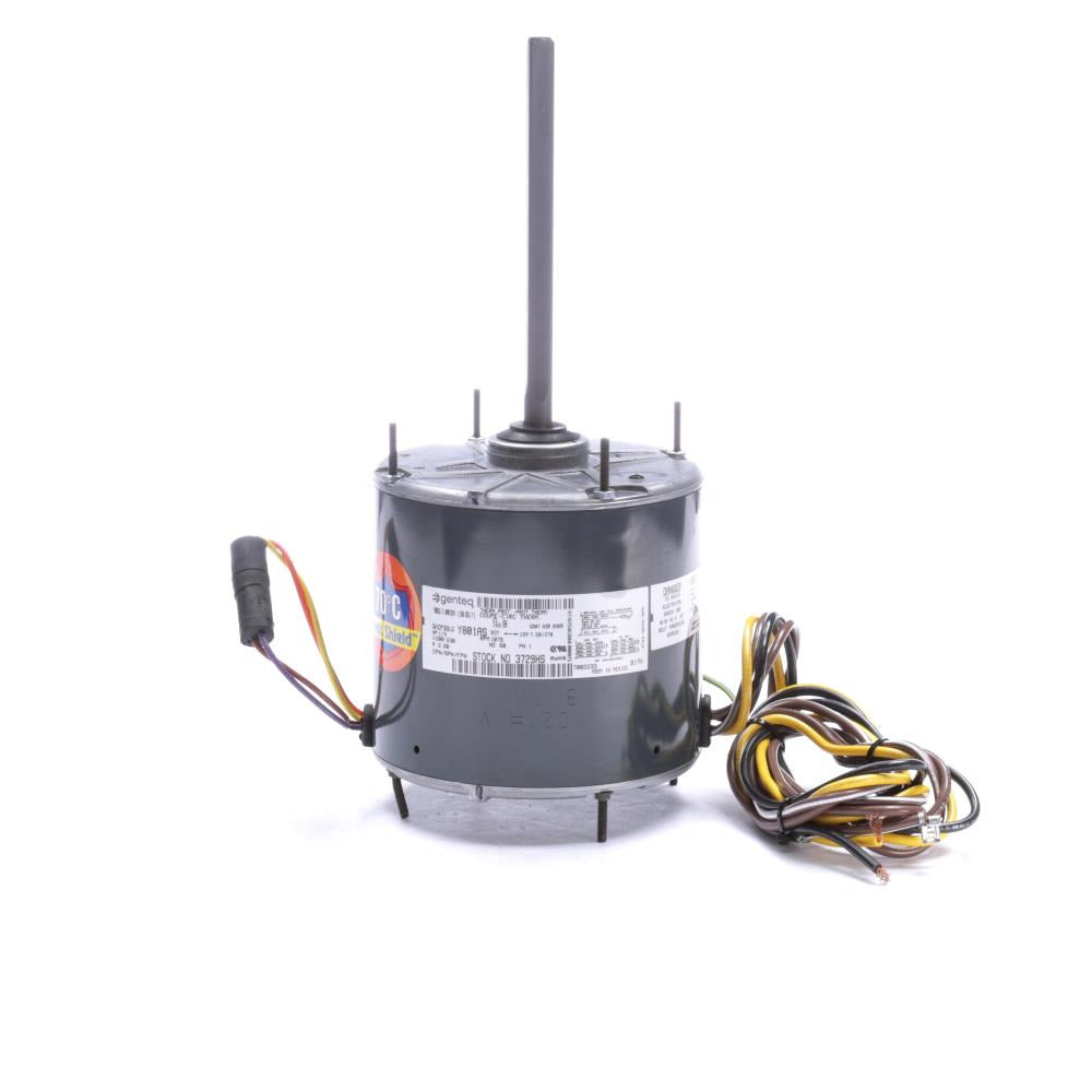 G3729HS (Genteq) | Condenser Fan Motor | 0.33 HP | 1 Phase | TEAO | 1075 RPM | 208-230 Volts