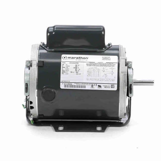 MG1115 (Marathon) | General Purpose Motor | 0.25 HP | 1 Phase | ODP | 1725 RPM | 115/230 Volts