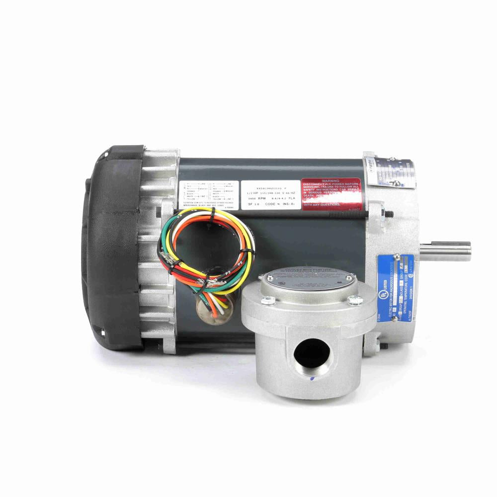Epfc System MG854 | Explosion Proof Motor | 0.5 HP | 1 Phase | EPFC | 3450 RPM | 1