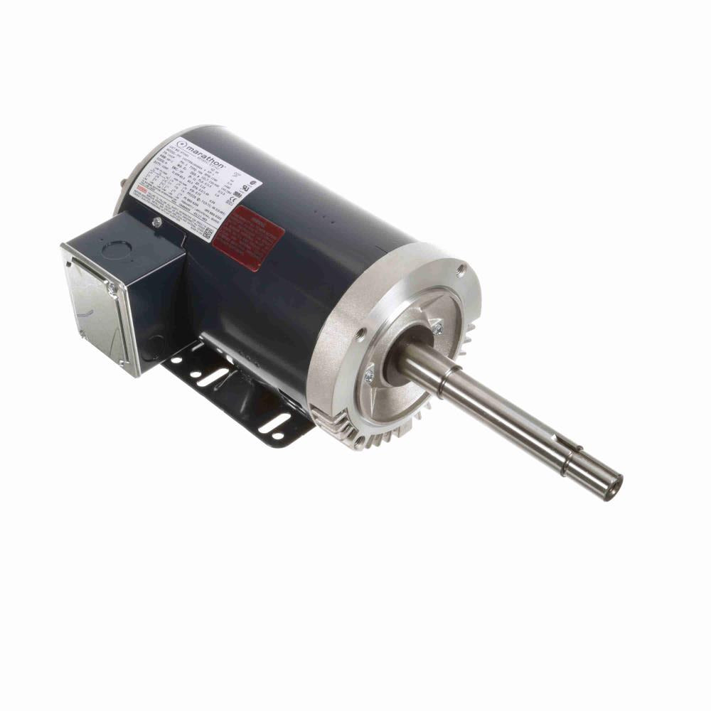 MGT2401 (Marathon) | Close Coupled Pump Motor | 1 HP | 3 Phase | ODP | 1755 RPM | 208-230/460 Volts