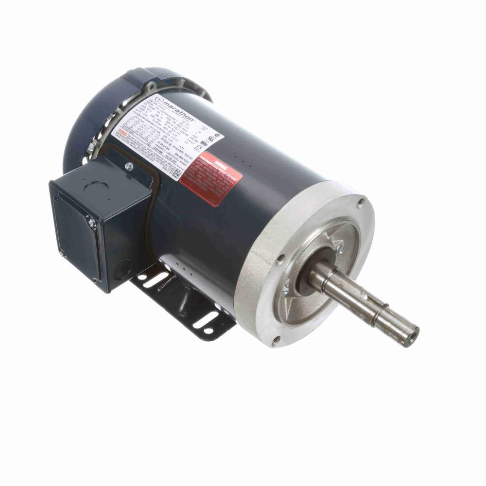MGT3103 (Marathon) | Close Coupled Pump Motor | 1.5 HP | 3 Phase | TEFC | 3515 RPM | 230/460 Volts