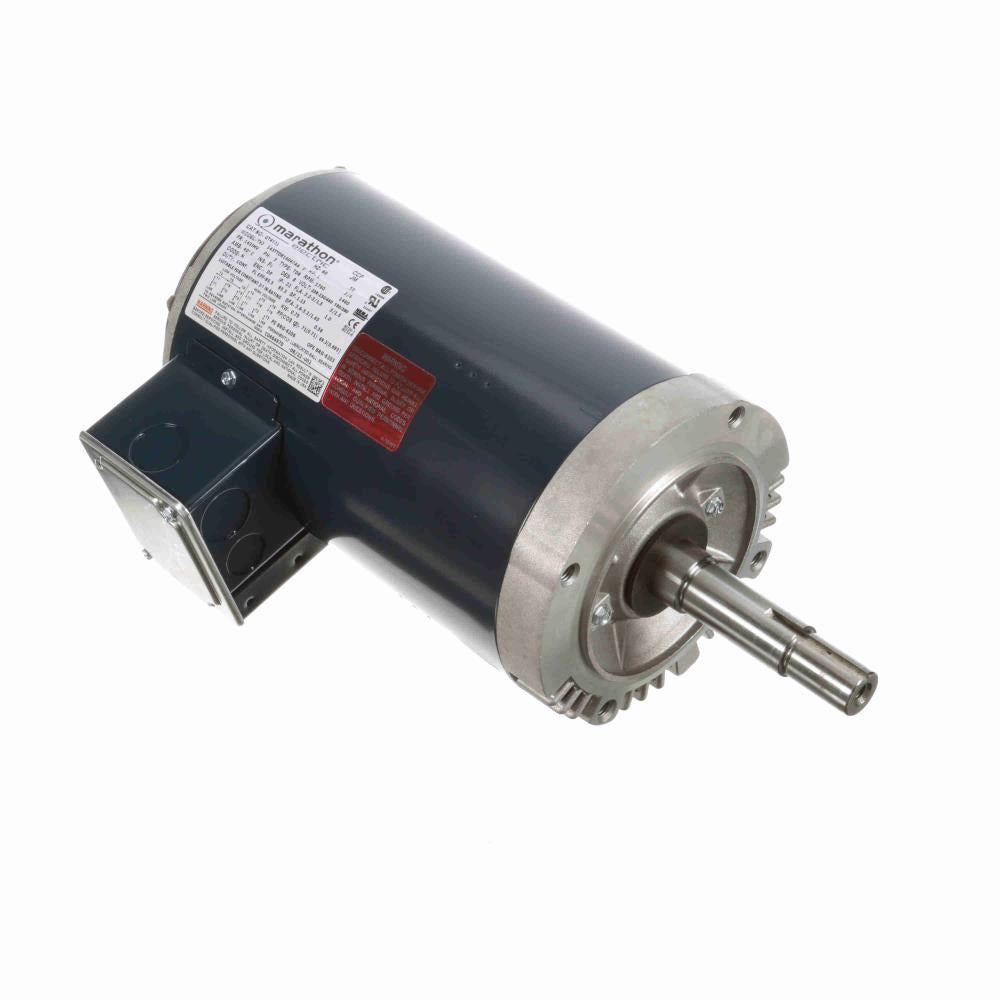 MGT4101 (Marathon) | Close Coupled Pump Motor | 1 HP | 3 Phase | ODP | 1760 RPM | 208-230/460 Volts