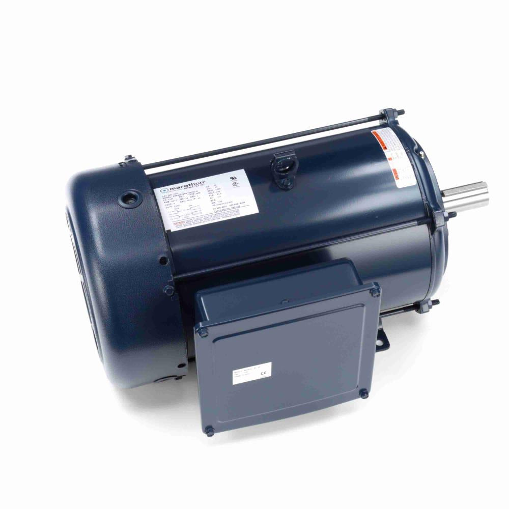 MI225 (Marathon) | General Purpose Motor | 10 HP | 1 Phase | TEFC | 3500 RPM | 208-230 Volts