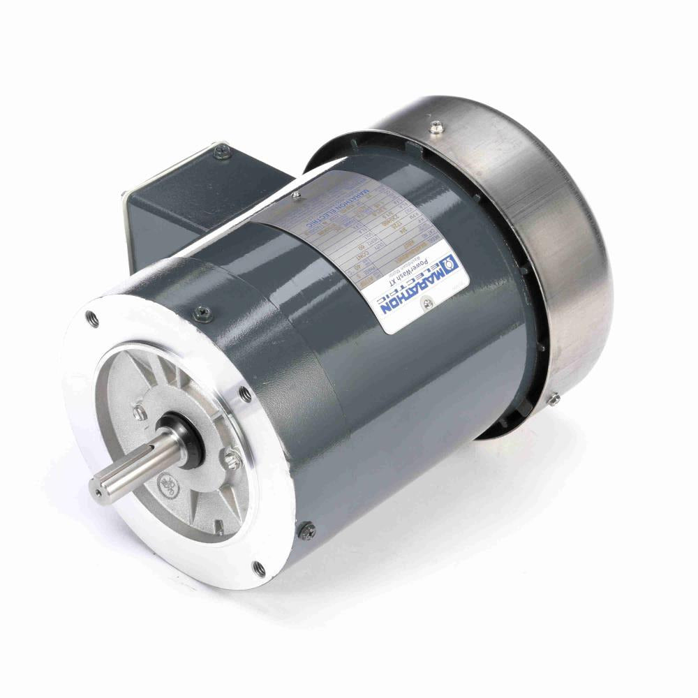 MK607 (Marathon) | Severe Duty Motor | 0.75 HP | 3 Phase | TEFC | 1725 RPM | 230/460 Volts