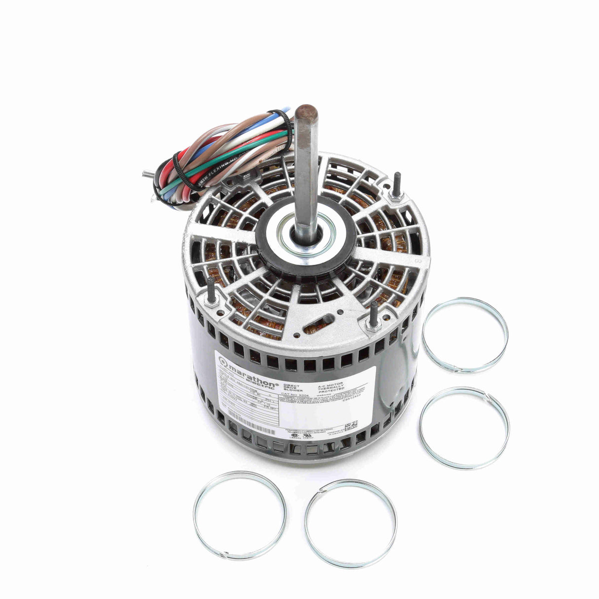 MX004 (Marathon) | Direct Drive Blower Motor | 0.5 HP | 1 Phase | OAO | 1075 RPM | 115 Volts