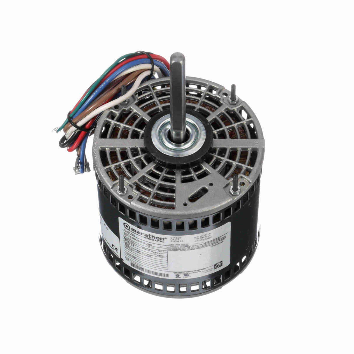 MX005 (Marathon) | Direct Drive Blower Motor | 0.5 HP | 1 Phase | OAO | 1075 RPM | 208-230 Volts