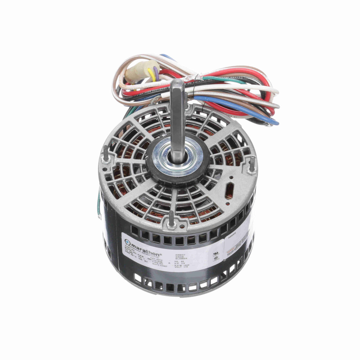 MX013 (Marathon) | Direct Drive Blower Motor | 0.25 HP | 1 Phase | OAO | 1625 RPM | 115 Volts