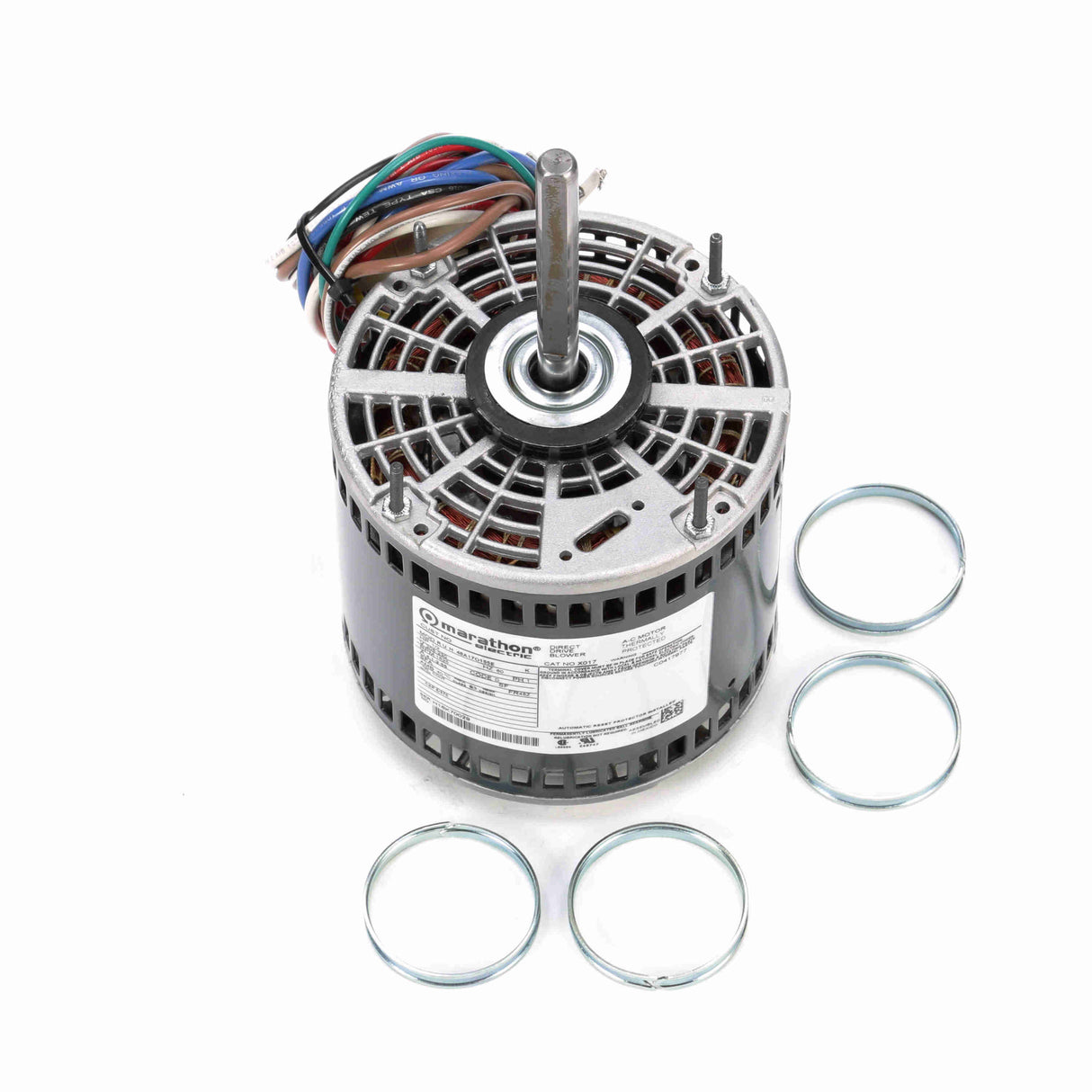 MX017 (Marathon) | Direct Drive Blower Motor | 0.5 HP | 1 Phase | OAO | 1625 RPM | 208-230 Volts