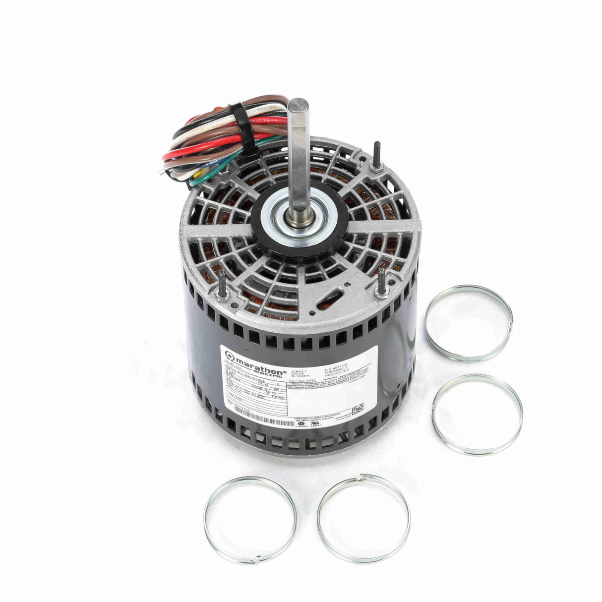 MX021 (Marathon) | Direct Drive Blower Motor | 0.75 HP | 1 Phase | OAO | 1075 RPM | 277 Volts
