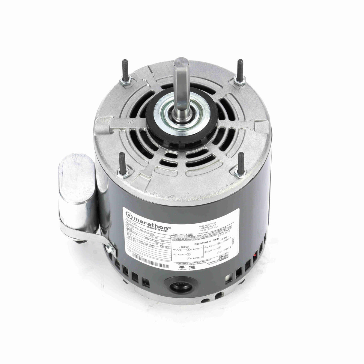 MX260 (Marathon) | OEM Replacement Motor | 0.167 HP | 1 Phase | OAO | 1075 RPM | 115 Volts