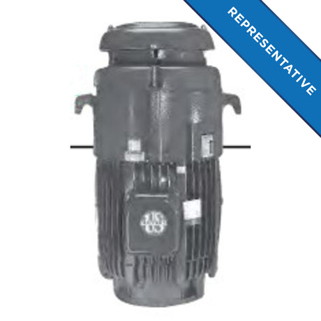 NO100P2BG (US Motors/Nidec) | Vertical Solid Shaft Motor | 100 HP | 3 Phase | WPI | 1785 RPM | 230/460 Volts