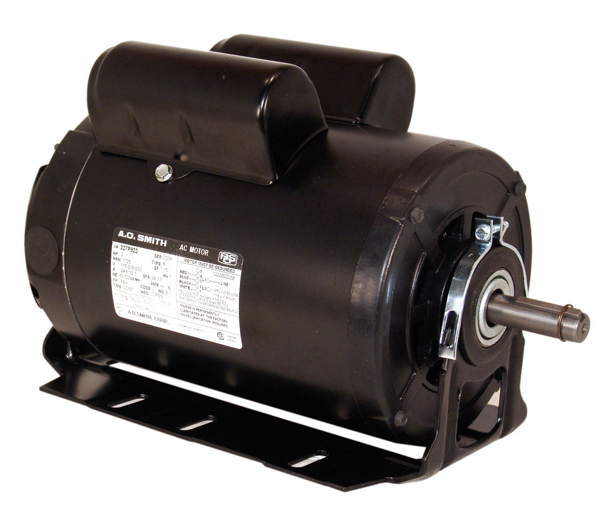 RB1154AV1 (Century) | Fan And Blower Motor | 1.5 HP | 1 Phase | Open Air Over | 1725 RPM | 115/208-230 Volts