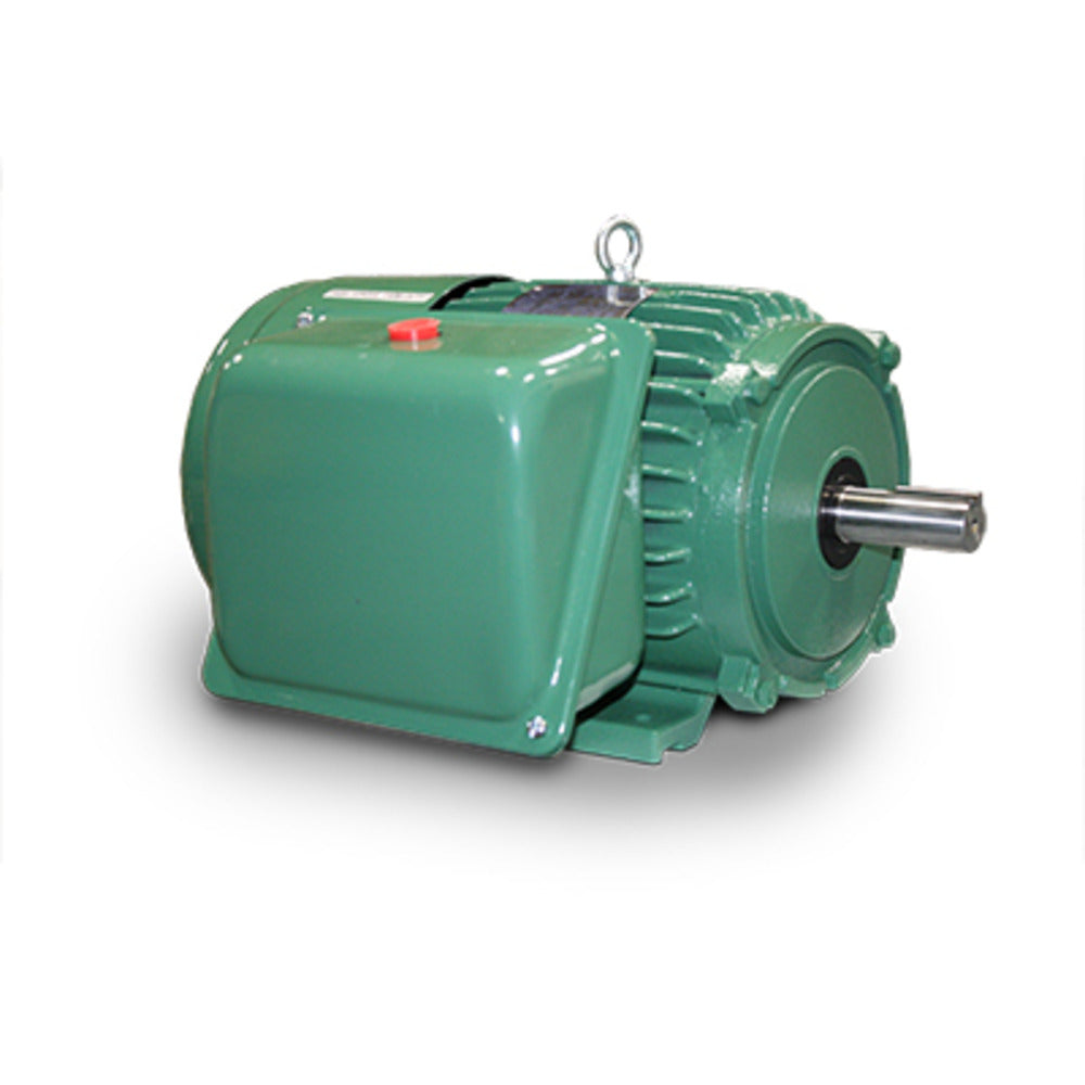 S0104 (Teco) | Extra High Torque Motor | 10 HP | 1 Phase | TEFC | 1800 RPM | 230 Volts