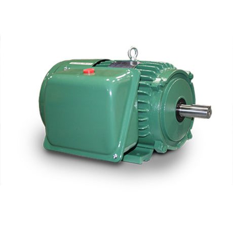 S0104 (Teco) | Extra High Torque Motor | 10 HP | 1 Phase | TEFC | 1800 RPM | 230 Volts