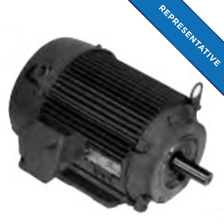 U10P3DCR (US Motors/Nidec) | GeneralPurposeMotor | 10 HP | 3 Phase | TEFC | 1180 RPM | 208-230/460 Volts