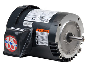 U12S2ACR (US Motors/Nidec) | GeneralPurposeMotor | 0.5 HP | 3 Phase | TEFC | 1770 RPM | 230/460 Volts