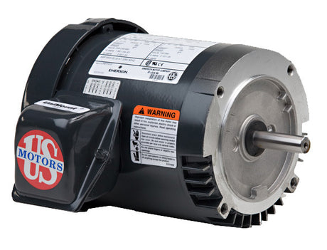 U12S2ACR (US Motors/Nidec) | GeneralPurposeMotor | 0.5 HP | 3 Phase | TEFC | 1770 RPM | 230/460 Volts