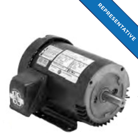 U13S2AC (US Motors/Nidec) | GeneralPurposeMotor | 0.33 HP | 3 Phase | TEFC | 1780 RPM | 230/460 Volts