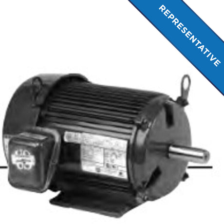 U15L9C (US Motors/Nidec) | Two Speed One Winding Motor | 15 HP | 3 Phase | TEFC | 1770/900 RPM | 460 Volts