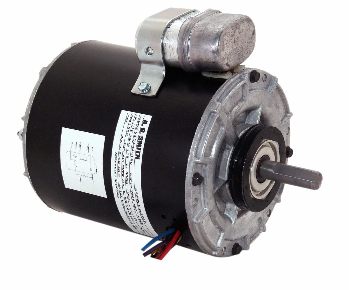 U9667 (Century) | Refrigeration Motor | 0.08 HP | 1 Phase | TEAO | 1050 RPM | 115 Volts