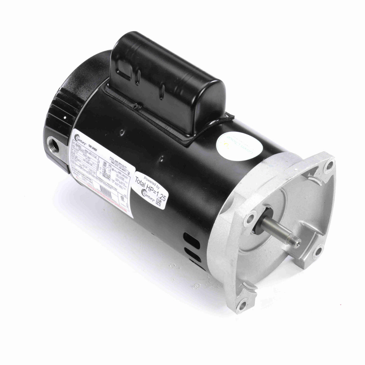 UB2980 (Century) | Pool and Spa Pump Motor | 0.75 HP | 1 Phase | ODP | 3450 RPM | 230 Volts