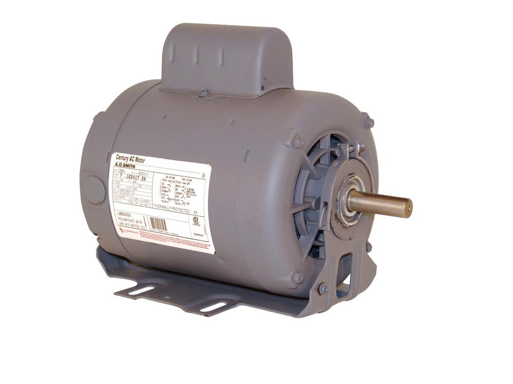 UB722L (Century) | Fan And Blower Motor | 1.5 HP | 1 Phase | ODP | 3450 RPM | 208-230/115 Volts