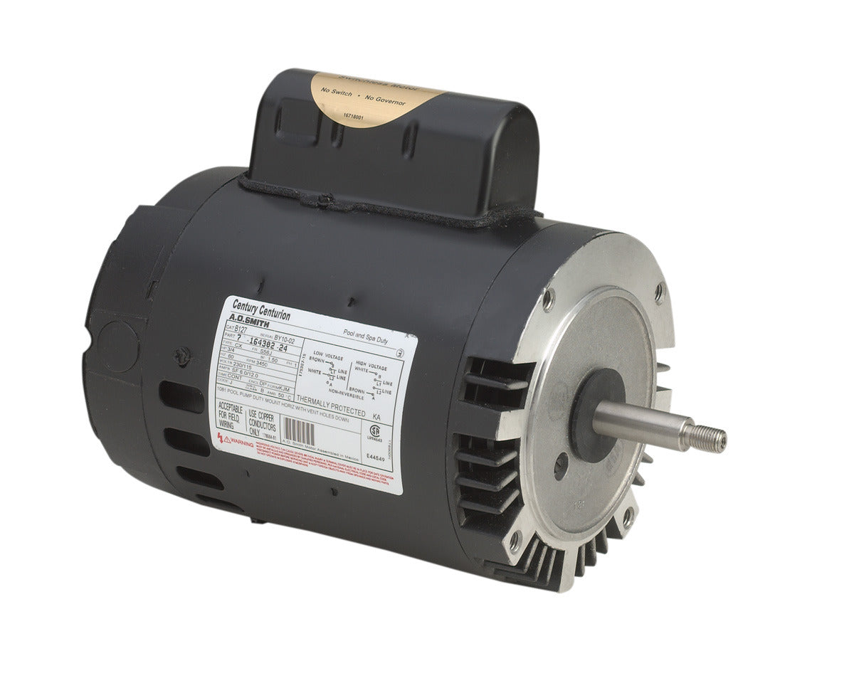 UB971 (Century) | Pool and Spa Pump Motor | 0.5 HP | 1 Phase | ODP | 3450/1725 RPM | 115 Volts