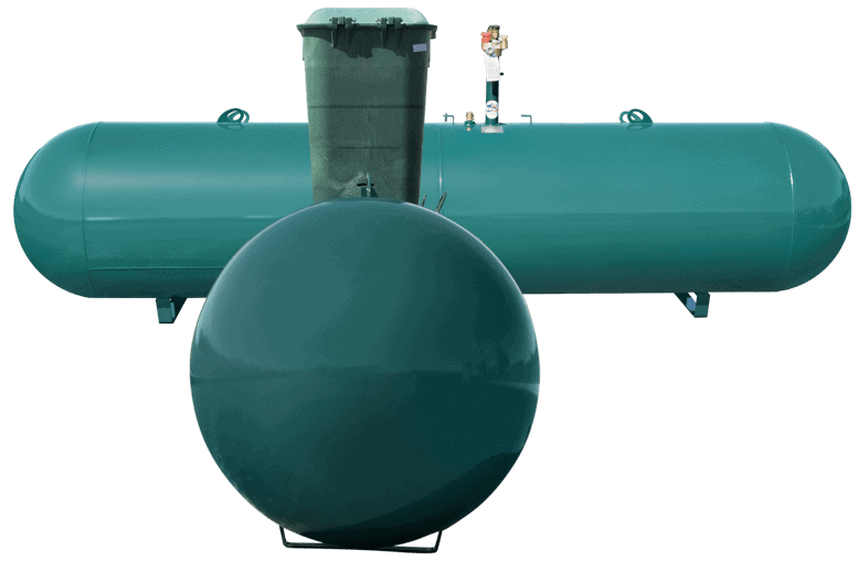 QS500U (Quality Steel) Tank-500 Propane Underground