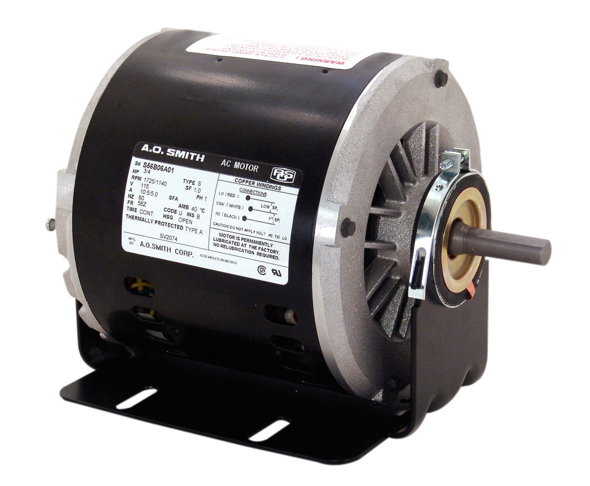 VB2054 (Century) | Evaporative Cooler Motor | 0.5 HP | 1 Phase | ODP | 1725 RPM | 115 Volts