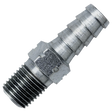 A6133 (Marshall Excelsior) Barb-Hose 1/8 Mpt X 3/8 3/32 Orf Stl