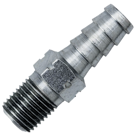 A-6132 (Continental NH3) Barb-Hose 1/8 Mpt X 3/8 Plain Steel