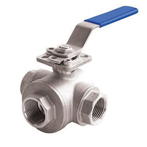 A850L-12 (Jomar) 1/2 In. Fpt 3 Way Stainless Steel