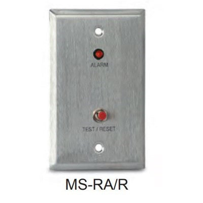 Ms-Ra/R (Air Products And Controls) | Remote W/ Red Alarm And Pushbutton Res | Smoke Detector | Annunciator