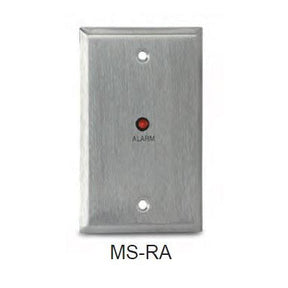 Ms-Ra (Air Products And Controls) | Remote Alarm For Single Gang Box Label | Smoke Detector | Annunciator