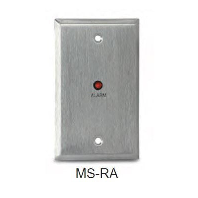 Ms-Ra (Air Products And Controls) | Remote Alarm For Single Gang Box Label | Smoke Detector | Annunciator