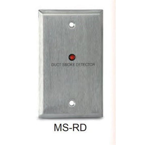 Ms-Rd (Air Products And Controls) | Remote Alarm For Single Gang Box Label | Smoke Detector | Annunciator