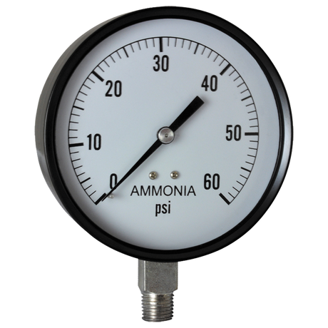 4180DSX60 | Gauge-4 Nh3 0-60 Psi 290632 Bottom Stem