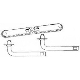 Modern Home Products Part (Bbc-29) Ss Dual Bar Burner 17 X 2 1/4