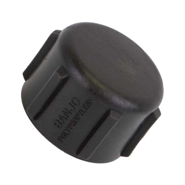 CAP125 (Banjo) Cap-Pipe 1-1/4 Poly