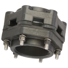 BF300BD (Banjo) Flange-Tank Btm Drn 3X3 Thrd Epdm Ply