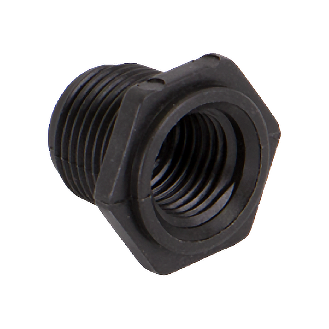 RB038-025 (Banjo) Bushing-Reducer 3/8 Mpt X 1/4 Fpt Poly