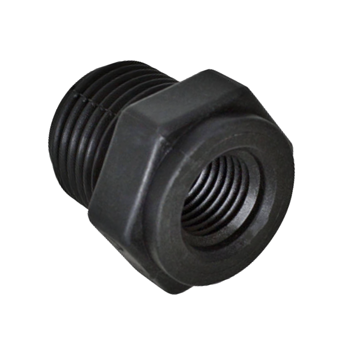RB050-025 (Banjo) Bushing-Reducer 1/2 Mpt X 1/4 Fpt Poly