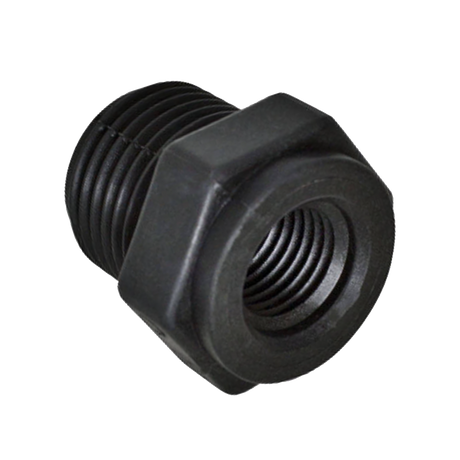 RB050-025 (Banjo) Bushing-Reducer 1/2 Mpt X 1/4 Fpt Poly
