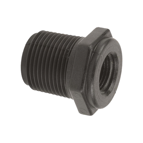 RB075-038 (Banjo) Bushing-Reducer 3/4 Mpt X 3/8 Fpt Poly