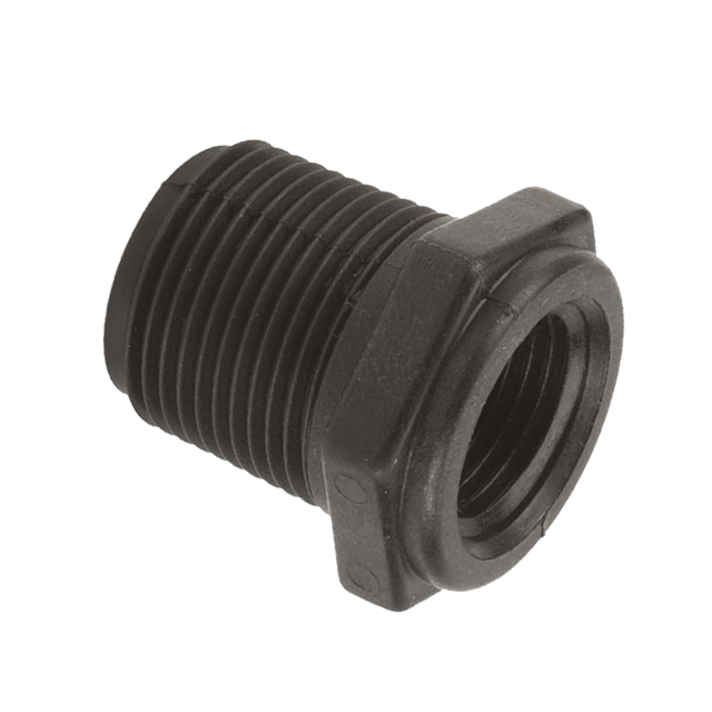 RB075-050 (Banjo) Bushing-Reducer 3/4 Mpt X 1/2 Fpt Poly
