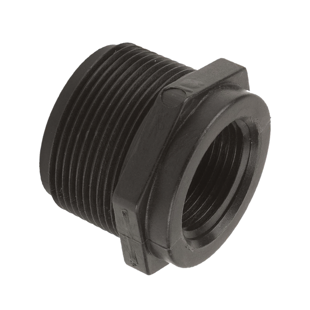 RB150-100 (Banjo) Bushing-Reducer 1-1/2 Mpt X 1 Fpt Poly