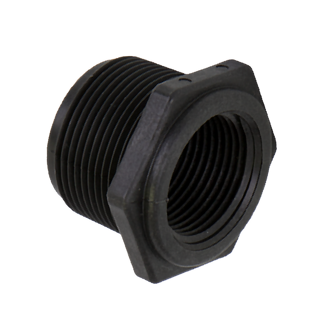 RB125-100 (Banjo) Bushing-Reducer 1-1/4 Mpt X 1 Fpt Poly